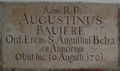 Grabtafel Baviere, Augustinus (-1701).jpg