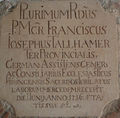 Grabtafel Talhamer, Franciscus Josephus (-1736).jpg