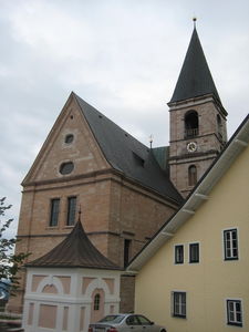 Pfarr- und Wallfahrtskirche in Bad Dürrnberg heute