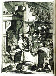 Titelkupfer, aus: Conrad Hagger, Neues Saltzburgisches Koch-Buch. Augsburg 1719, Universitätsbibliothek Salzburg, Sign. R 2890 I